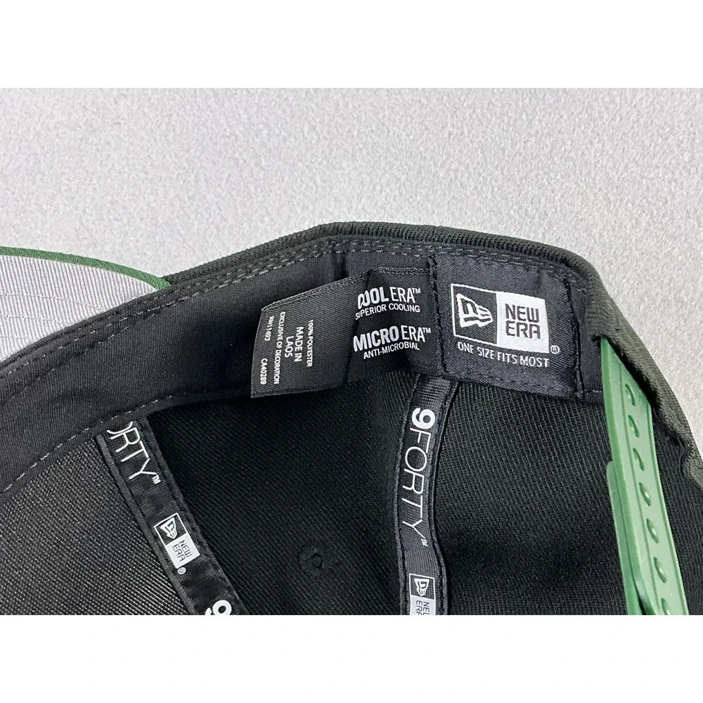 New Era Green Bay Packers 9FORTY M-Crown Adjustable Cap‎ Black Green NFL